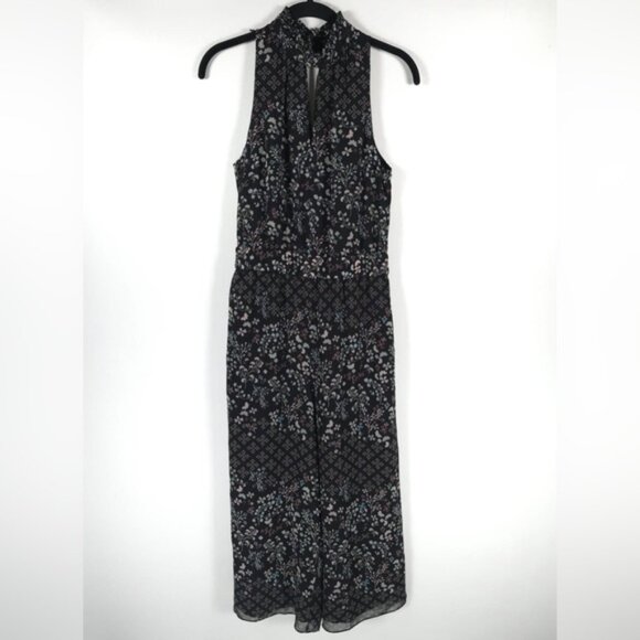 NWT TED BAKER LONDON Marcila Hazel High Neck Wide Leg Floral Jumpsuit Sz 1(S) - Picture 7 of 16